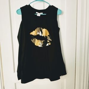 Long sleeve camo lips shirt